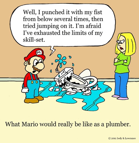 Mario as a Plumber